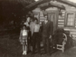 Aunt Mollie and Uncle Norman with Nort and Lorraine at vacation cabin